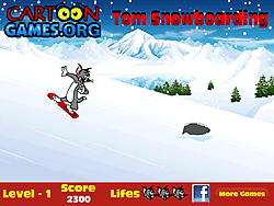 Tom Snowboarding