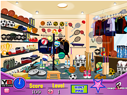 Sports Shop Hidden Objects