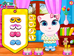 Bebês Talking Angela e Tom Cat