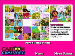 Quebra-cabeça deslizante Dora