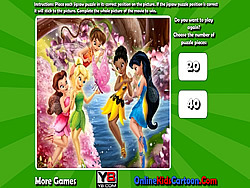 Tinkerbell Jigsaw Puzzle Game