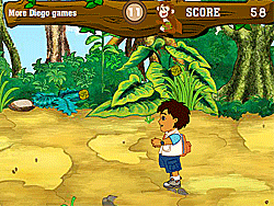 Diego Dodges Monkey Balls