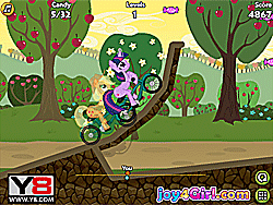 Corrida de bicicleta Little Pony