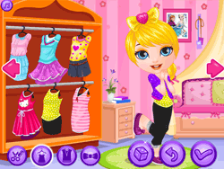 Juego de hermanas princesas bebés