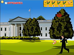 Chute de galinha de Obama Romney