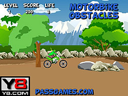 Obstacles en moto