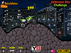 Juego Spiderman Bike Challenge