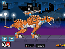 Robô de Guerra de Brinquedo Rampage Smilodon