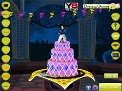 Decoração de bolo Monster High