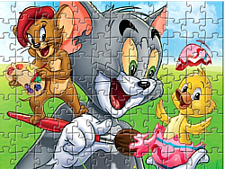 Tom e Jerry - quebra-cabeça