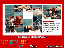 Spiderman-schuifpuzzels