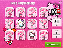 Jogo grátis de memória Hello Kitty
