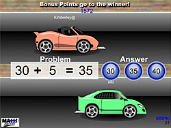 Дополнение Math Racers