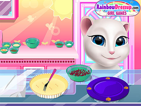 Sesión de cocina de Talking Angela