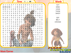 Croods Word Find