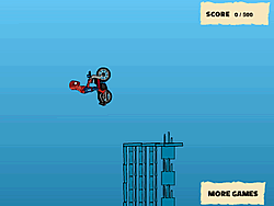 Motociclista combinado de Spiderman