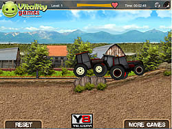 Тракторные гонки на ферме