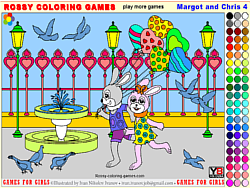Margot et Chris 4 - Coloriage Rossy