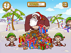 Christmas Monkey 'N' Candy
