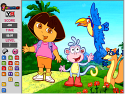Dora verstecktes Zahlenspiel