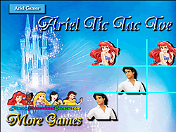 Ariel and The Prince Tic Tac Toe