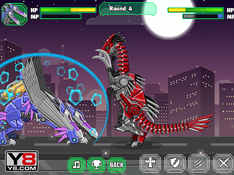 Robot Therizinosaurus War