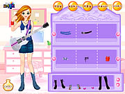 Fille Dressup de guitare