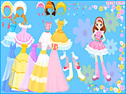  꽃 드레스 Dressup