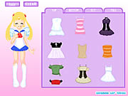 Sailor Moon veste-se acima