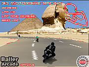 coureur de la motocyclette 3D