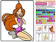 Livre de coloration de WinX