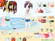 Кукла Dressup пляжа