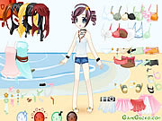 Boneca Dressup da praia