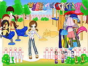 Фасонируйте куклу Dressup