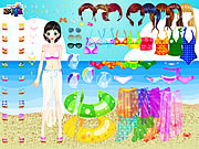 Natação Dressup do mar