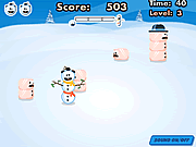 Boneco de neve de Sumo