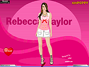 'La s Peppy Rebecca Taylor si veste in su