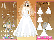 Princesa Bride Dress Up de la mariposa