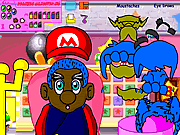 Mario au coiffeur