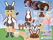 Lapin de Dressup Pâques