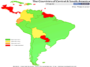 Central e sul de América