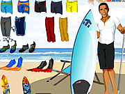 Obama auf dem Strand