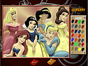 Principessa Online Coloring di Disney
