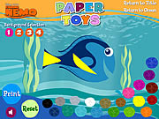 Encontrando Nemo - juguetes de papel