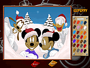Colorante en línea de la familia de Mickey