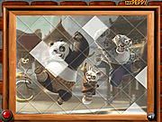 Fascicolare il mio panda di Kung Fu delle mattonelle