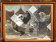 Assortir mon panda de Kung Fu de tuiles