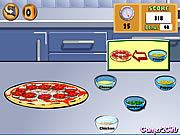 Het koken toont - Pizza