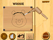 Winnie de talla de madera