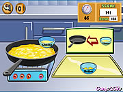 Kochen des Erscheinens: Käse-Omelett